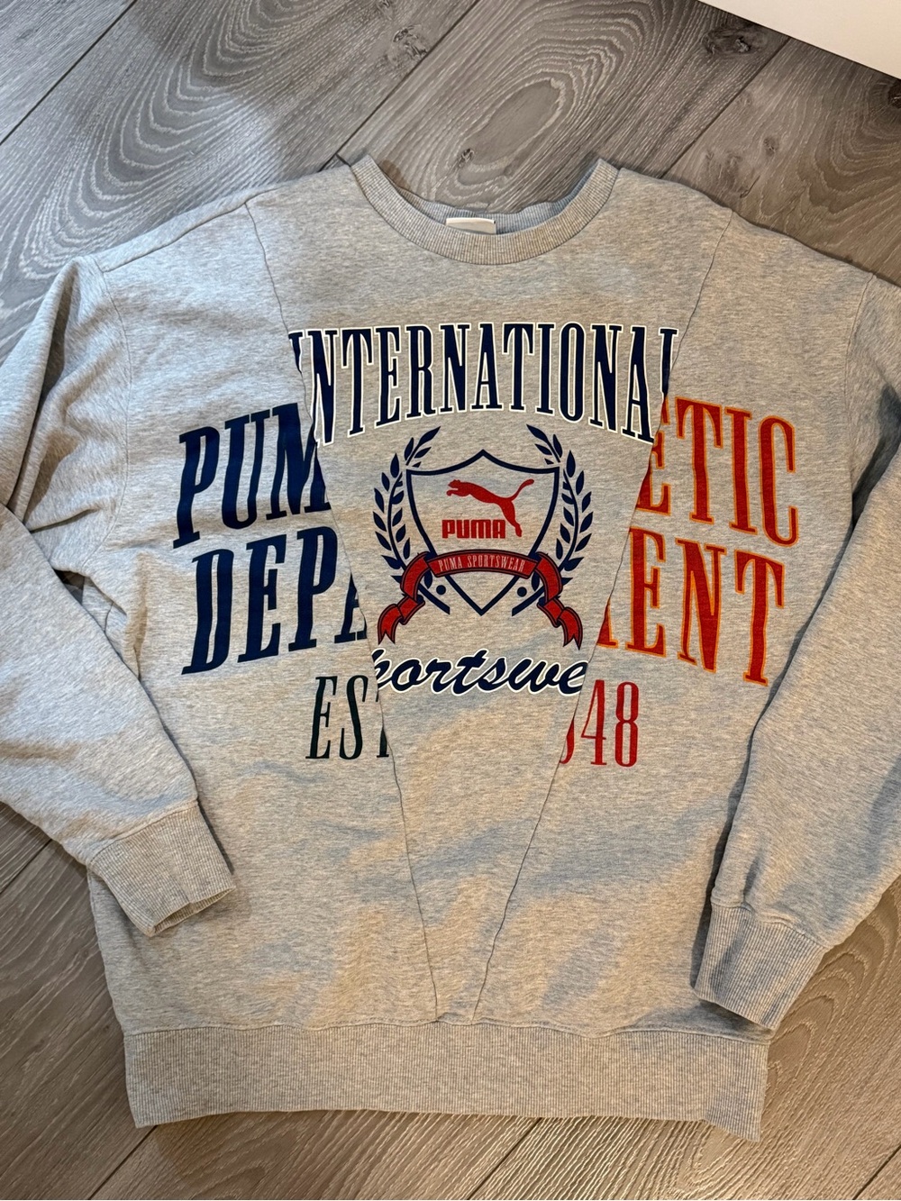 Limited edition Puma Gray Crewneck Sweatshirt